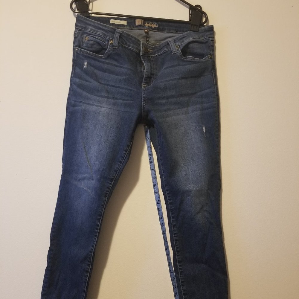 Kut from the Kloth Carlo Ankle Skinny Raw Hem Jean